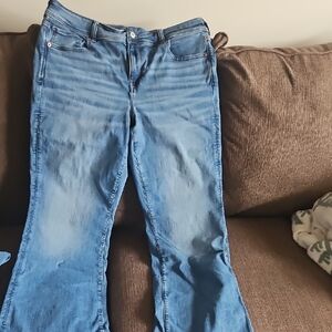 American Eagle Outfitters Blue Flare Jeans